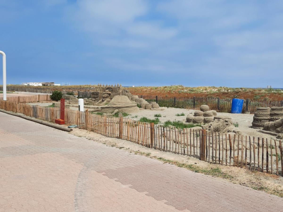 Appartement Vue Mer, Acces Direct Plage, Parking Privatif Le Barcarès Kültér fotó