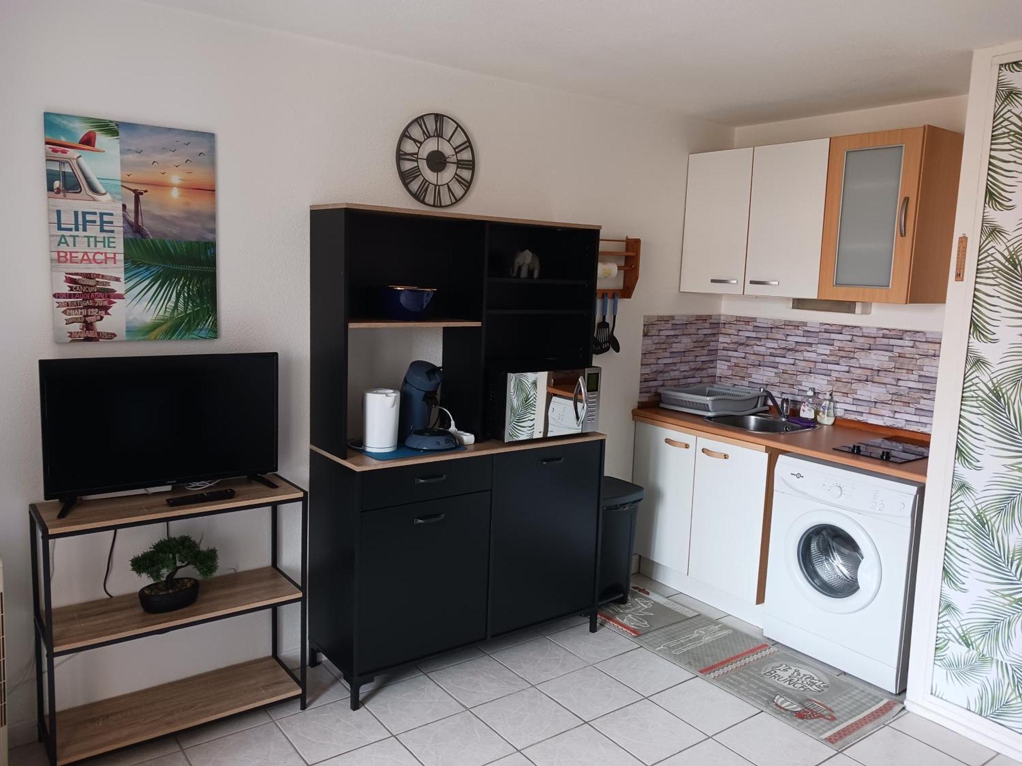Appartement Vue Mer, Acces Direct Plage, Parking Privatif Le Barcarès Kültér fotó